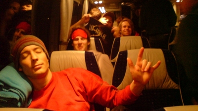 På bussen