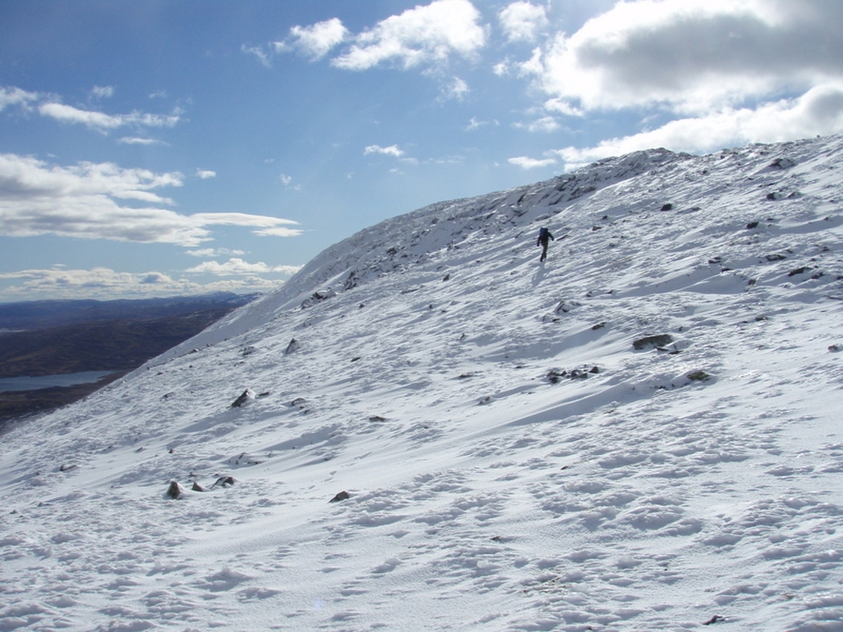 Ken Roger hadde det travelt med å komme fram til de andre og lunchpause