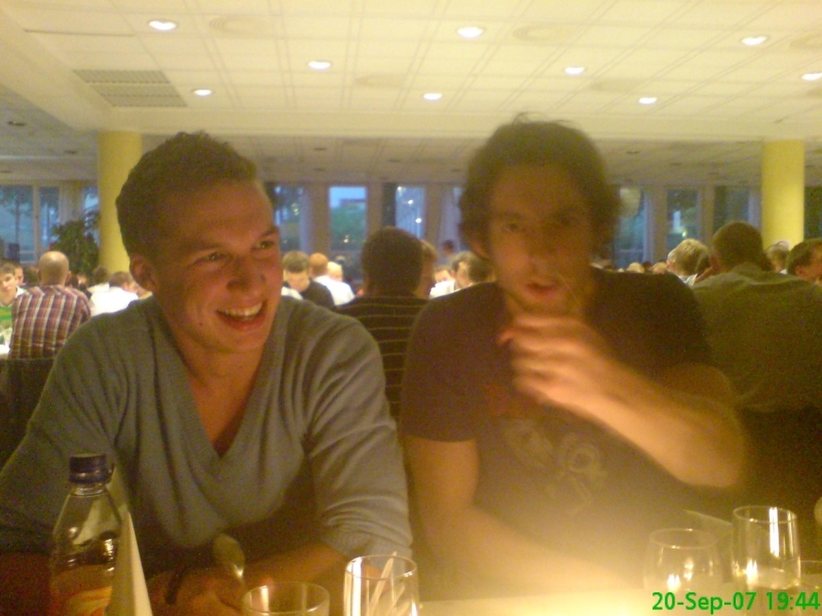 Bankett på Karrieredagen. Gratis tre-retters middag :D